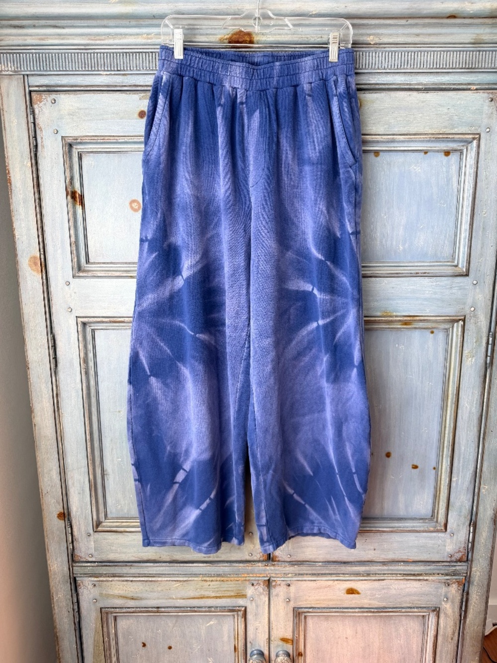 The Elder Statesman Wide Leg Tie Dye Sweatpants Size M - Picture 2 of 9